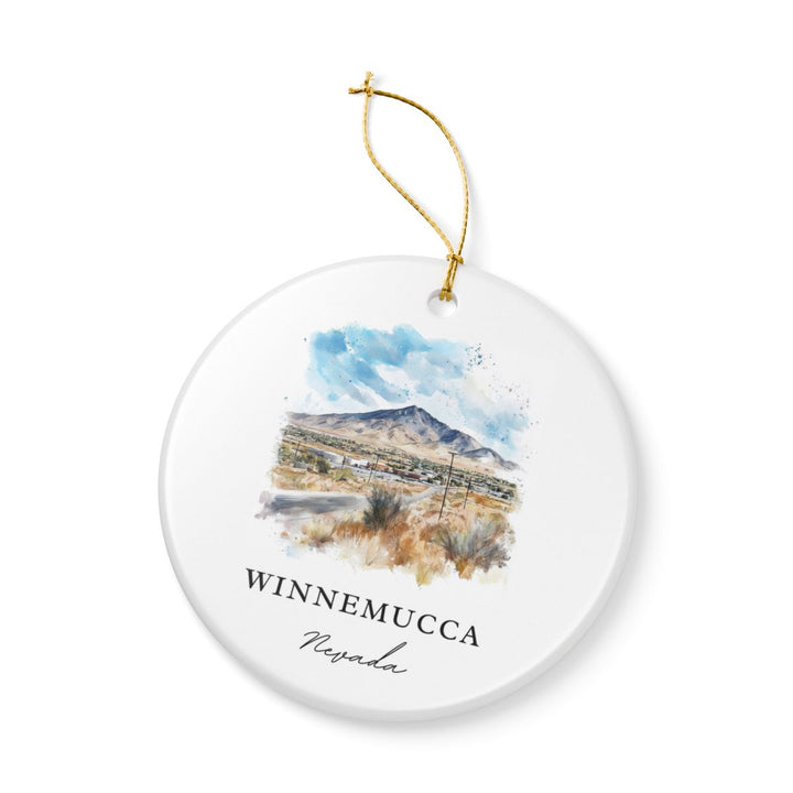 Winnemucca Nevada Ornament: Unique Winnemucca Nevada Souvenir, Winnemucca Nevada Xmas Decor, and Authentic Winnemucca Nevada Gift