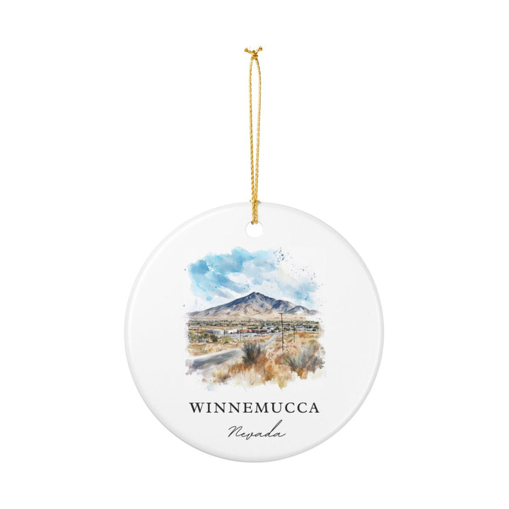 Winnemucca Nevada Ornament: Unique Winnemucca Nevada Souvenir, Winnemucca Nevada Xmas Decor, and Authentic Winnemucca Nevada Gift