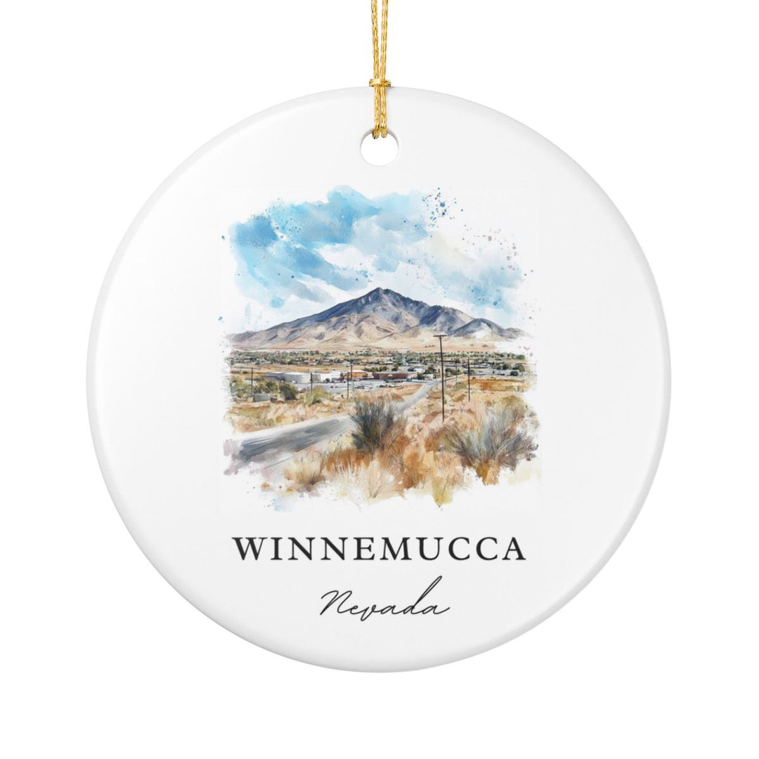 Winnemucca Nevada Ornament: Unique Winnemucca Nevada Souvenir, Winnemucca Nevada Xmas Decor, and Authentic Winnemucca Nevada Gift