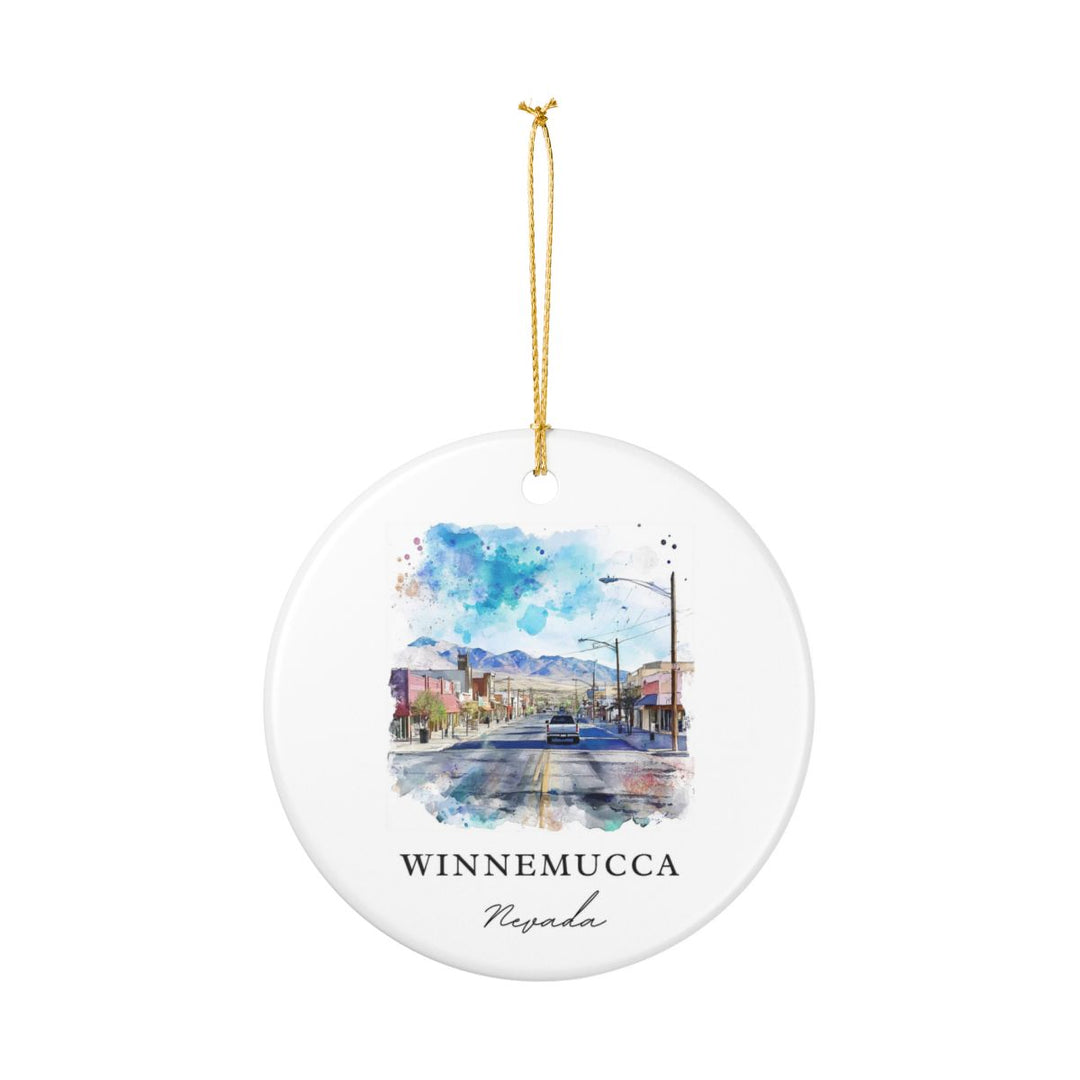 Winnemucca Nevada Ornament: Unique Winnemucca Nevada Souvenir, Winnemucca Nevada Xmas Decor, and Authentic Winnemucca Nevada Gift