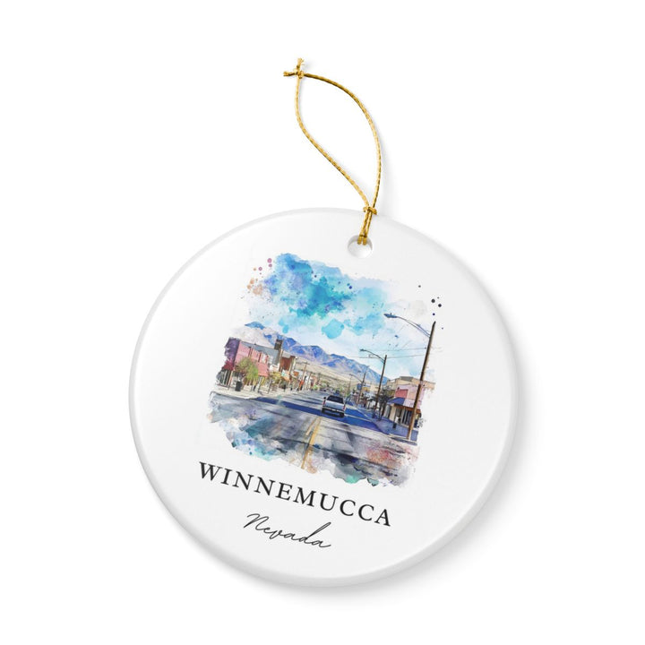 Winnemucca Nevada Ornament: Unique Winnemucca Nevada Souvenir, Winnemucca Nevada Xmas Decor, and Authentic Winnemucca Nevada Gift