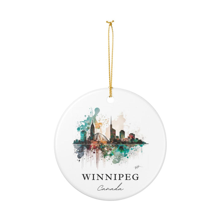 Winnipeg Canada Ornament: Unique Winnipeg Souvenir, Winnipeg Canada Xmas Decor, and Authentic Winnipeg Gift