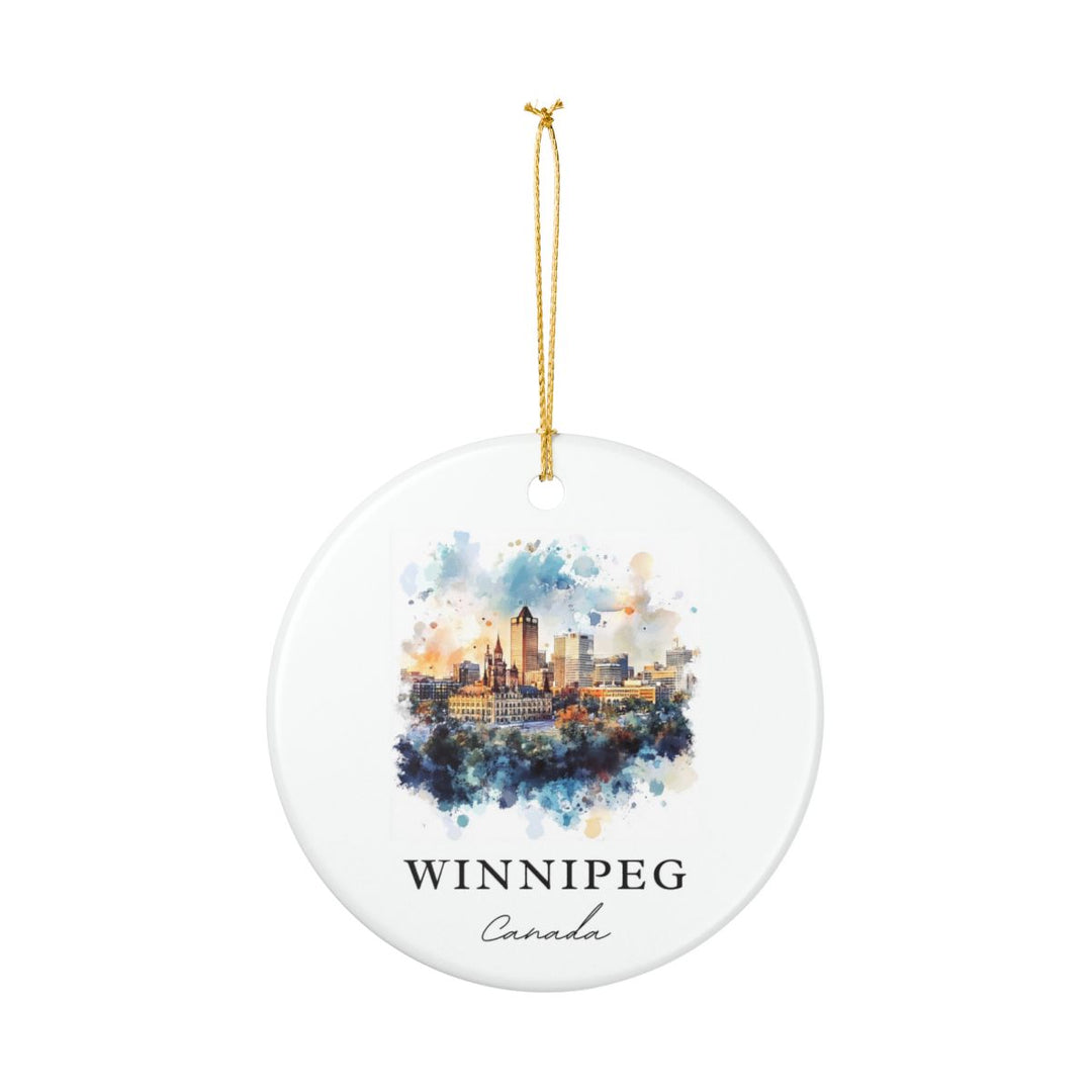 Winnipeg Canada Ornament: Unique Winnipeg Souvenir, Winnipeg Canada Xmas Decor, and Authentic Winnipeg Gift