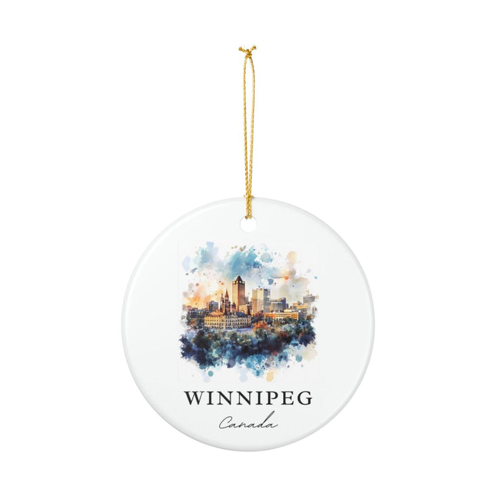 Winnipeg Canada Ornament: Unique Winnipeg Souvenir, Winnipeg Canada Xmas Decor, and Authentic Winnipeg Gift