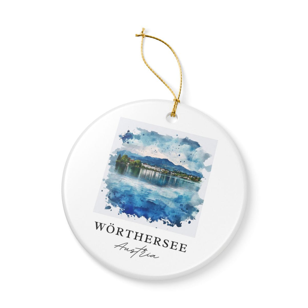 Wörthersee Austria Ornament: Unique Wörthersee Souvenir, Wörthersee Austria Xmas Decor, and Authentic Wörthersee Gift