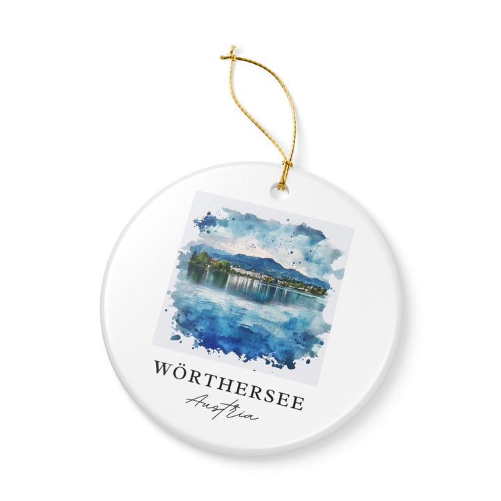 Wörthersee Austria Ornament: Unique Wörthersee Souvenir, Wörthersee Austria Xmas Decor, and Authentic Wörthersee Gift
