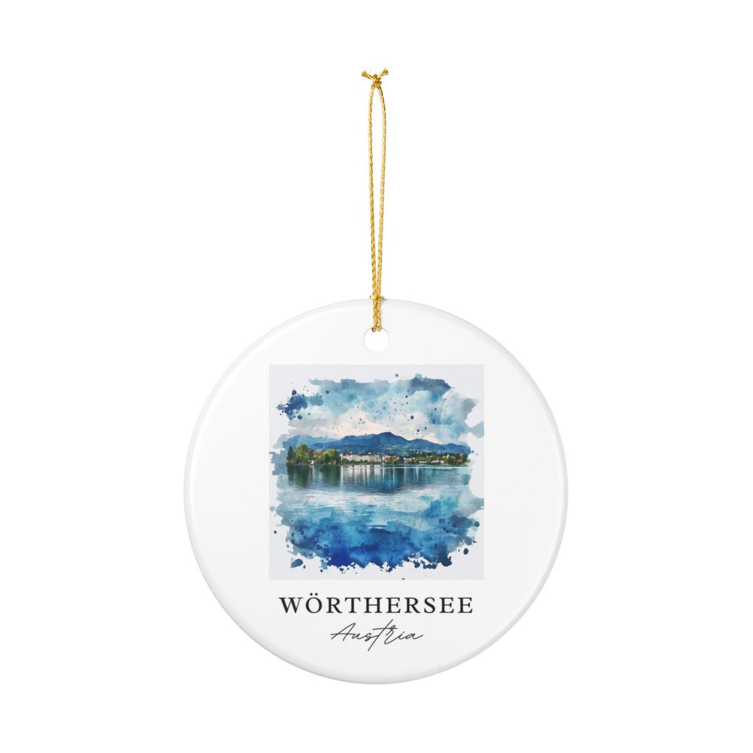 Wörthersee Austria Ornament: Unique Wörthersee Souvenir, Wörthersee Austria Xmas Decor, and Authentic Wörthersee Gift