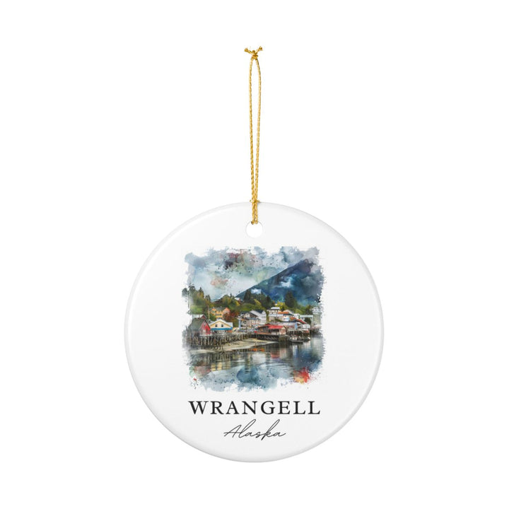 Wrangell Alaska Ornament: Unique Wrangell Alaska Souvenir, Wrangell Alaska Xmas Decor, and Authentic Wrangell Alaska Gift