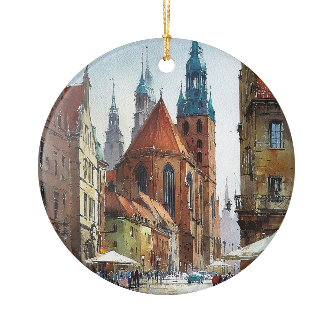 Wroclaw Poland Ornament: Unique Wroclaw Poland Souvenir, Wroclaw Poland Xmas Decor, and Authentic Wroclaw Poland Gift
