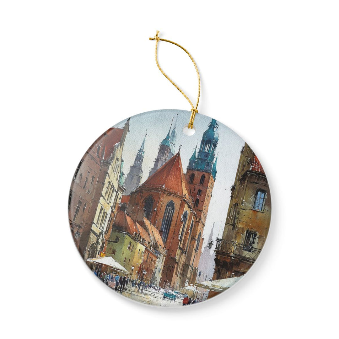 Wroclaw Poland Ornament: Unique Wroclaw Poland Souvenir, Wroclaw Poland Xmas Decor, and Authentic Wroclaw Poland Gift