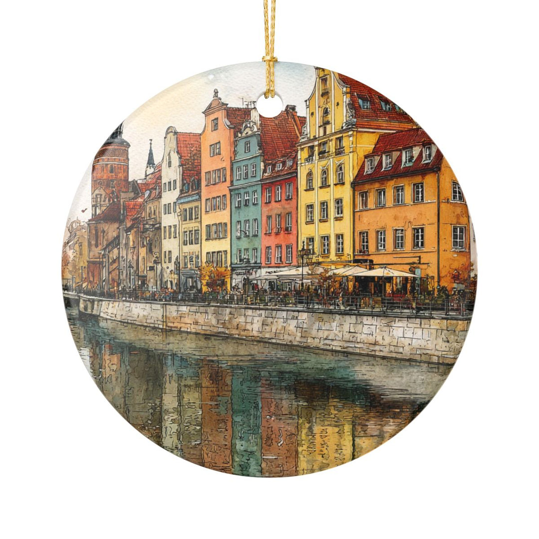 Wroclaw Poland Ornament: Unique Wroclaw Poland Souvenir, Wroclaw Poland Xmas Decor, and Authentic Wroclaw Poland Gift