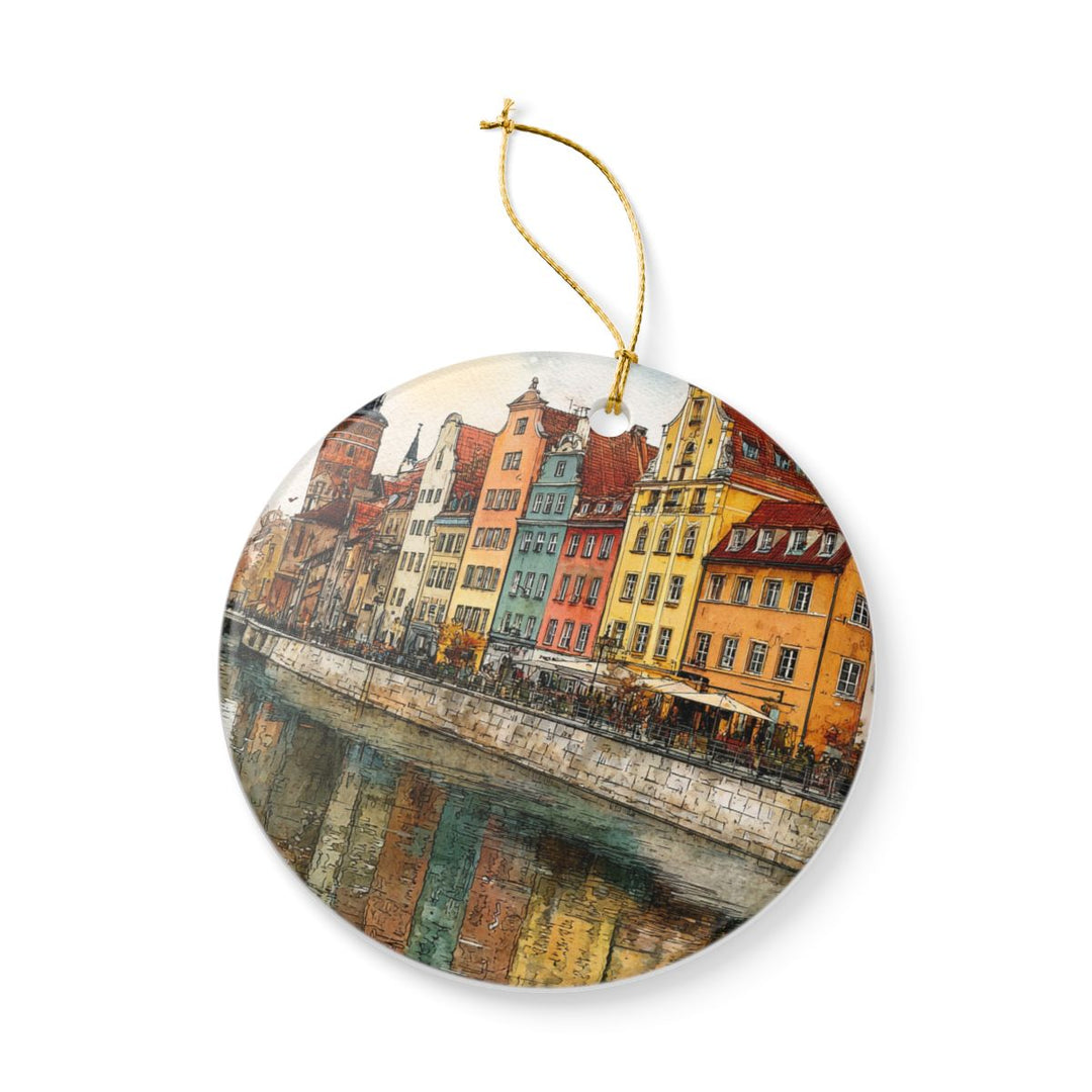 Wroclaw Poland Ornament: Unique Wroclaw Poland Souvenir, Wroclaw Poland Xmas Decor, and Authentic Wroclaw Poland Gift