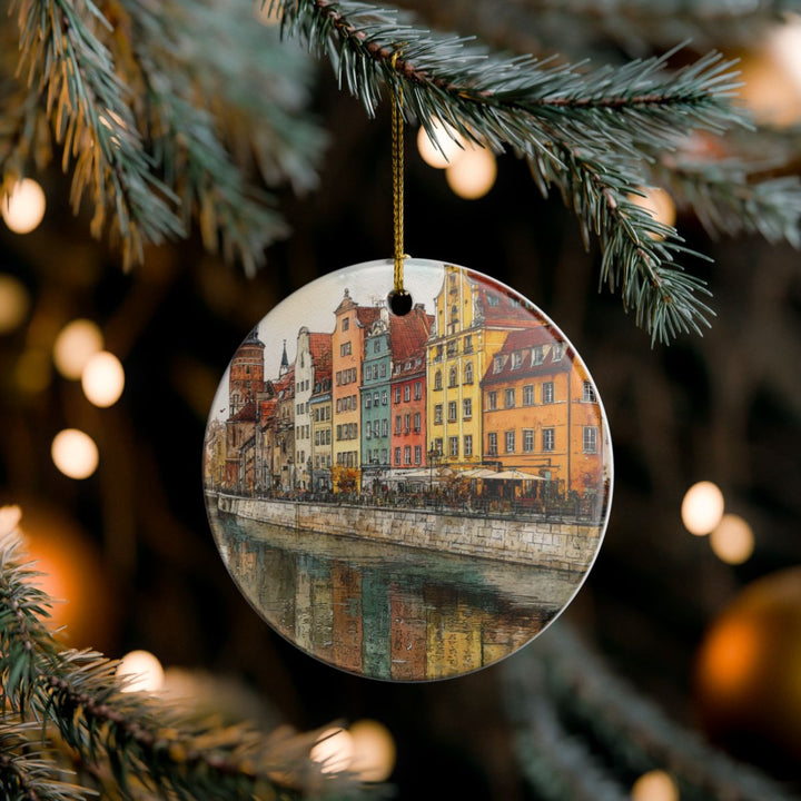 Wroclaw Poland Ornament: Unique Wroclaw Poland Souvenir, Wroclaw Poland Xmas Decor, and Authentic Wroclaw Poland Gift