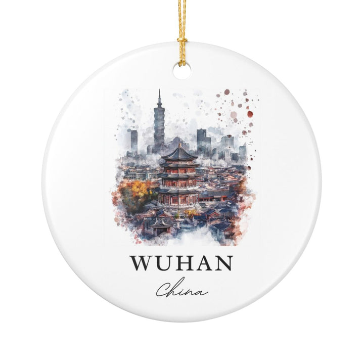Wuhan China Ornament: Unique Wuhan China Souvenir, Wuhan China Xmas Decor, and Authentic Wuhan China Gift