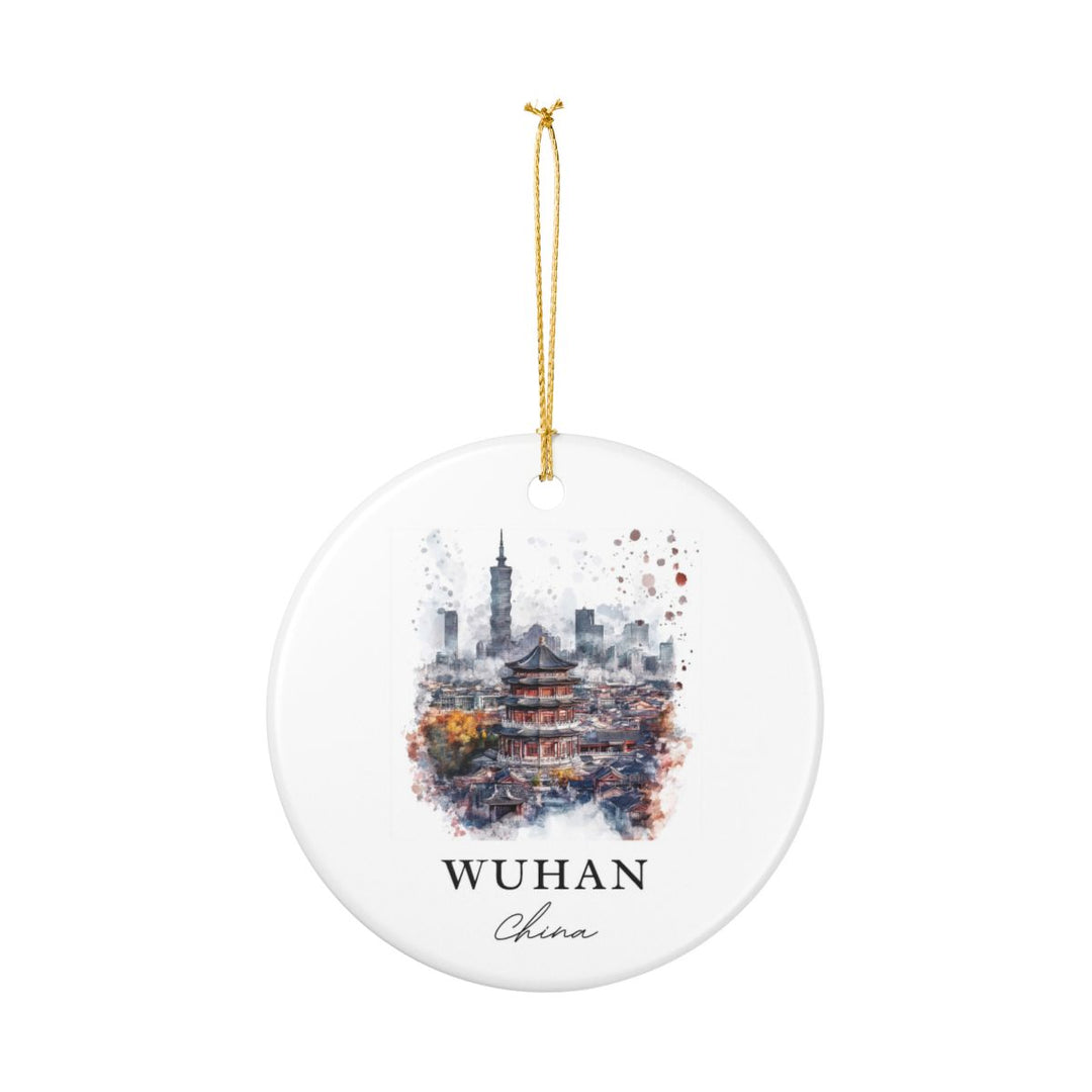Wuhan China Ornament: Unique Wuhan China Souvenir, Wuhan China Xmas Decor, and Authentic Wuhan China Gift