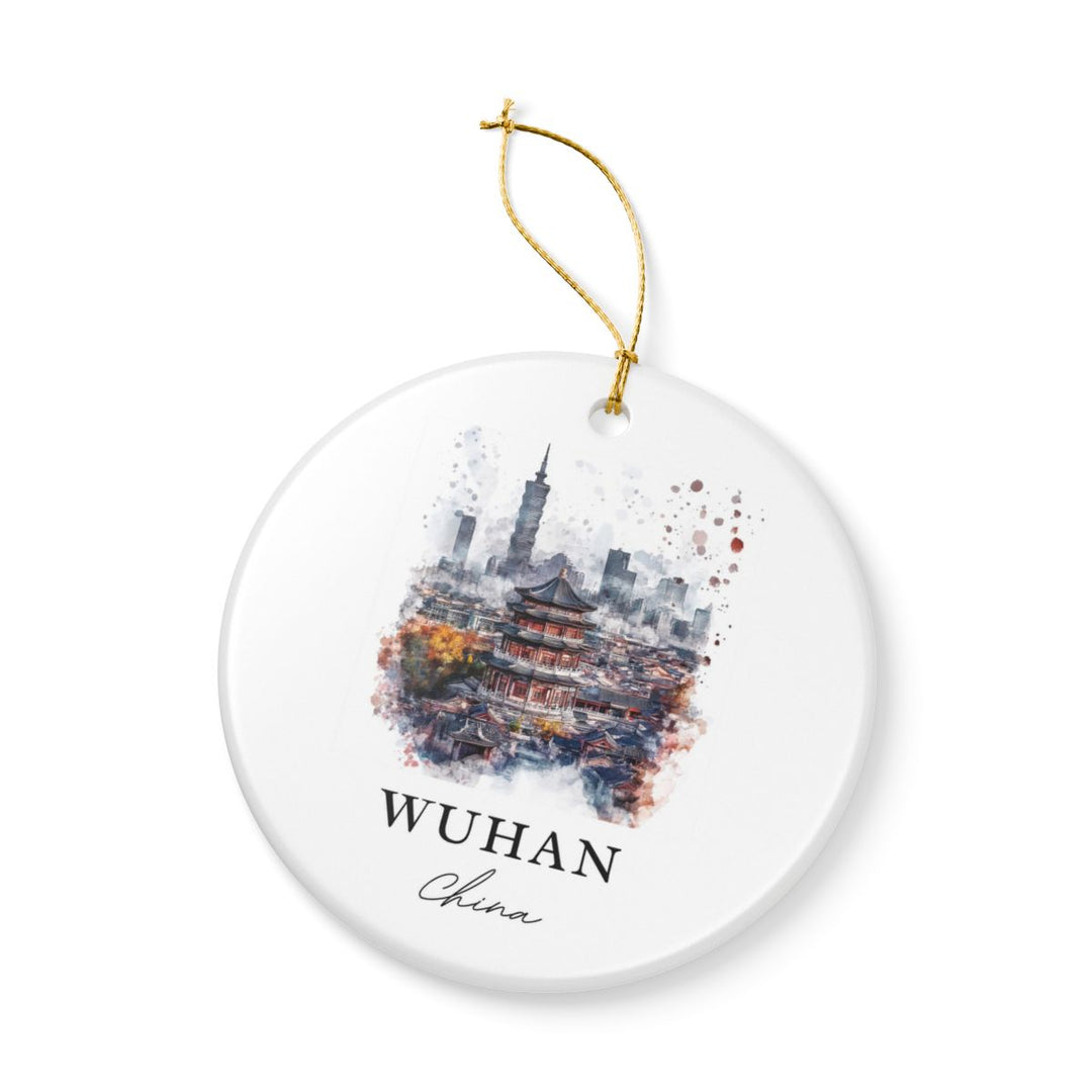 Wuhan China Ornament: Unique Wuhan China Souvenir, Wuhan China Xmas Decor, and Authentic Wuhan China Gift