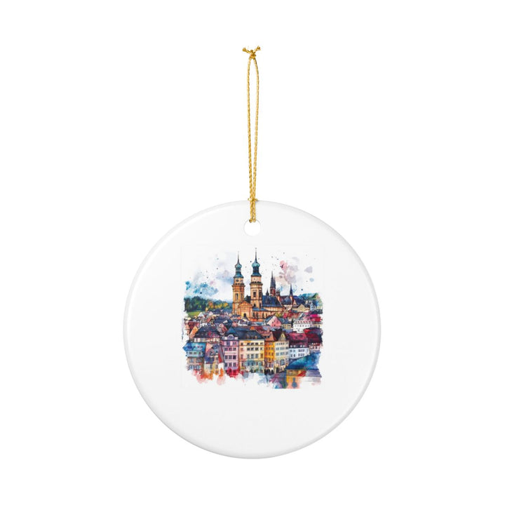 Wurzburg Ornament: Unique Wurzburg Souvenir, Wurzburg Xmas Decor, and Authentic Wurzburg Gift