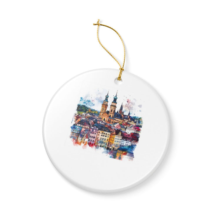 Wurzburg Ornament: Unique Wurzburg Souvenir, Wurzburg Xmas Decor, and Authentic Wurzburg Gift