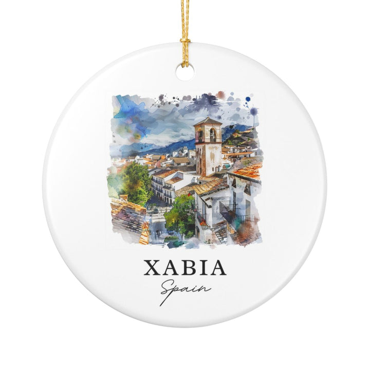 Xabia Spain Ornament: Unique Xabia Spain Souvenir, Xabia Spain Xmas Decor, and Authentic Xabia Spain Gift