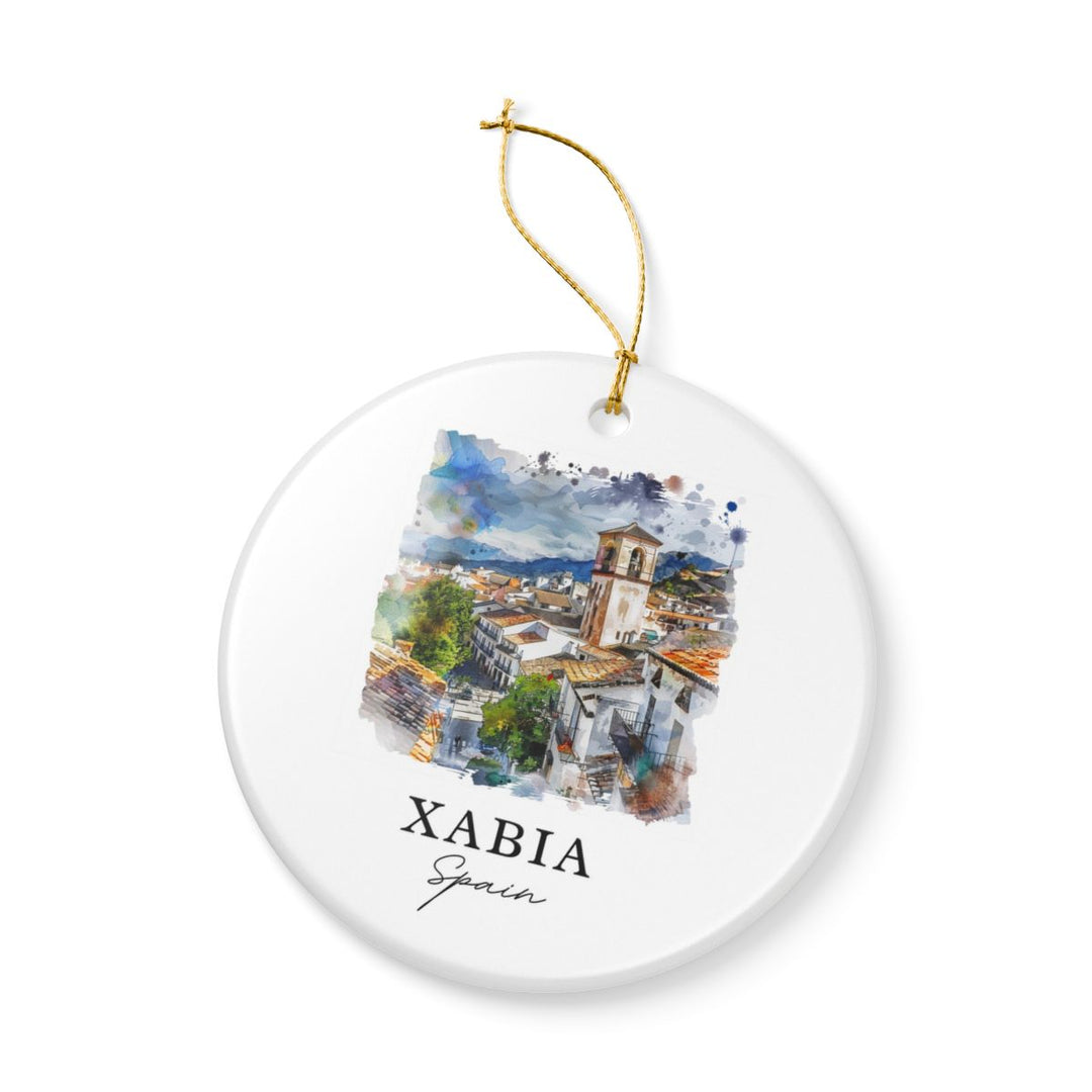Xabia Spain Ornament: Unique Xabia Spain Souvenir, Xabia Spain Xmas Decor, and Authentic Xabia Spain Gift