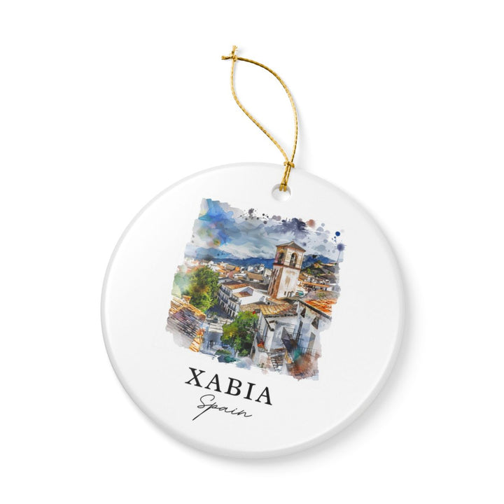 Xabia Spain Ornament: Unique Xabia Spain Souvenir, Xabia Spain Xmas Decor, and Authentic Xabia Spain Gift
