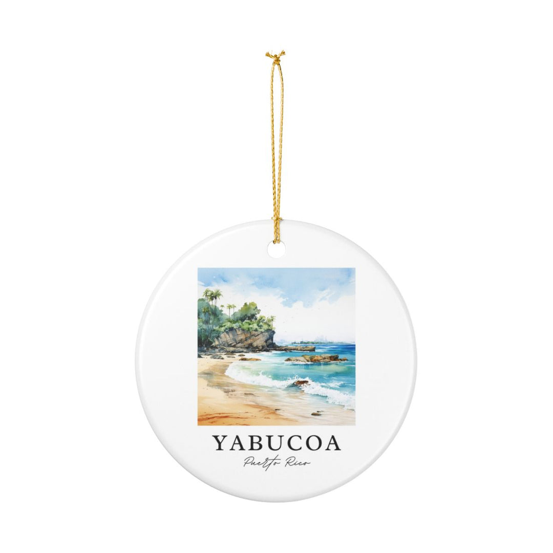 Yabucoa Puerto Rico Ornament: Unique Yabucoa Souvenir, Yabucoa Puerto Rico Xmas Decor, and Authentic Yabucoa Gift