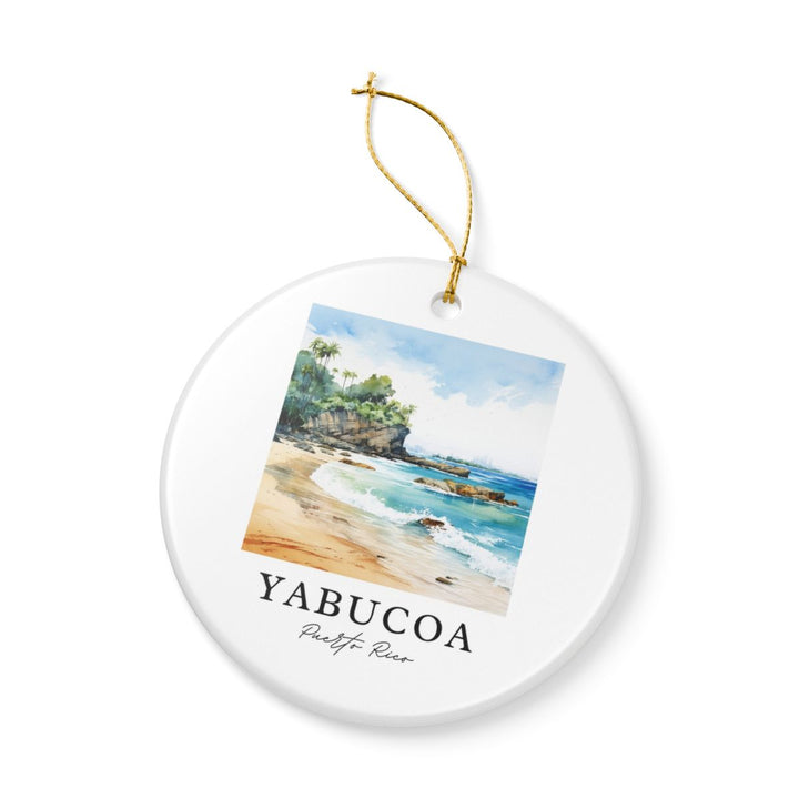 Yabucoa Puerto Rico Ornament: Unique Yabucoa Souvenir, Yabucoa Puerto Rico Xmas Decor, and Authentic Yabucoa Gift