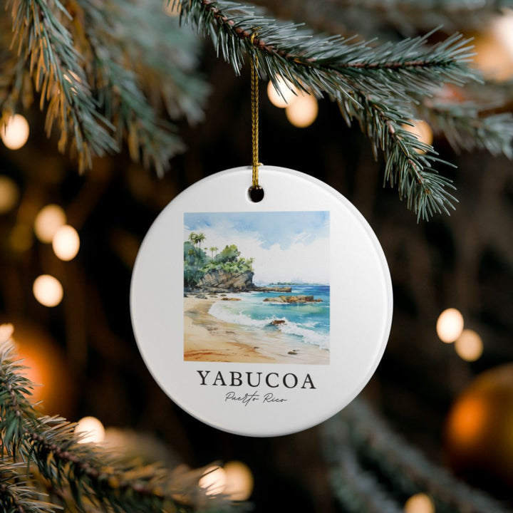 Yabucoa Puerto Rico Ornament: Unique Yabucoa Souvenir, Yabucoa Puerto Rico Xmas Decor, and Authentic Yabucoa Gift