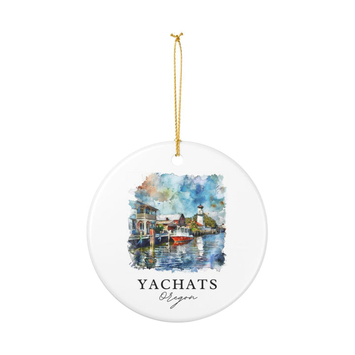 Yachats Oregon Ornament: Unique Yachats Oregon Souvenir, Yachats Oregon Xmas Decor, and Authentic Yachats Oregon Gift
