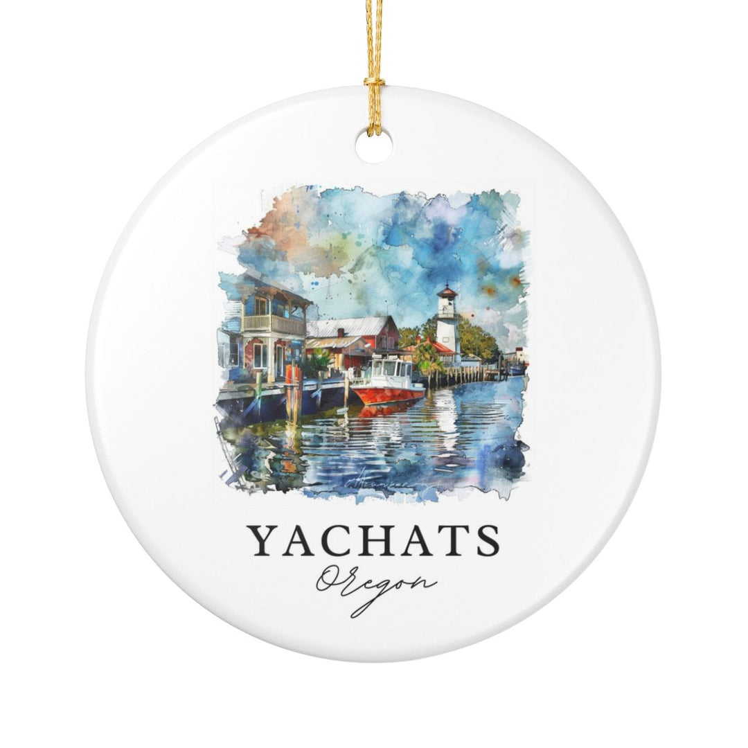 Yachats Oregon Ornament: Unique Yachats Oregon Souvenir, Yachats Oregon Xmas Decor, and Authentic Yachats Oregon Gift