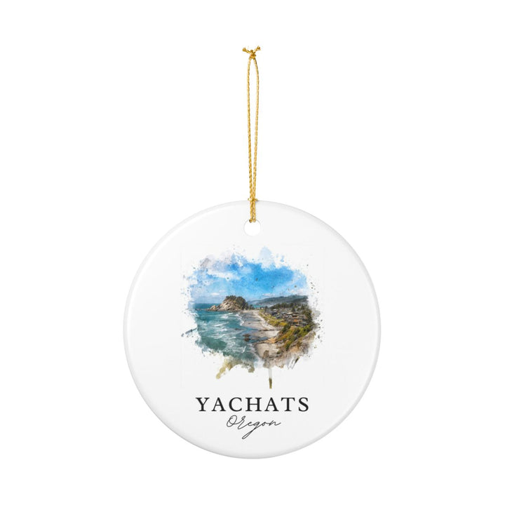 Yachats Oregon Ornament: Unique Yachats Oregon Souvenir, Yachats Oregon Xmas Decor, and Authentic Yachats Oregon Gift