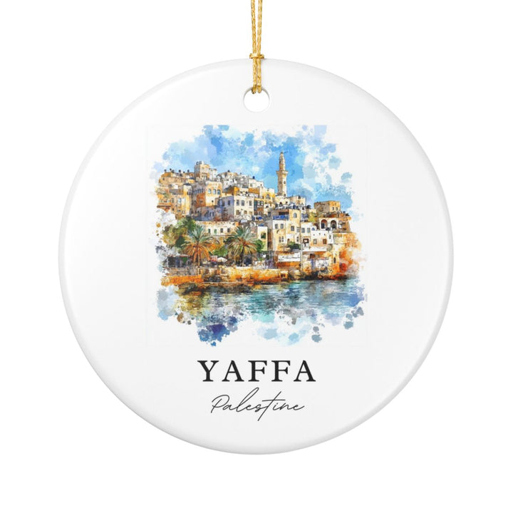 Yaffa Palestine Ornament: Unique Yaffa Souvenir, Yaffa Palestine Xmas Decor, and Authentic Yaffa Gift