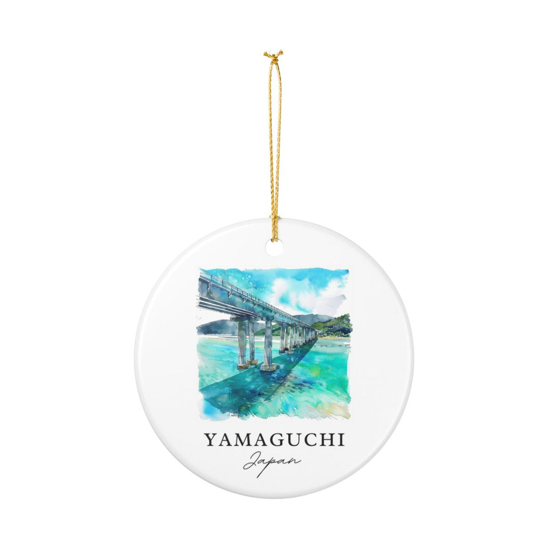 Yamaguchi Japan Ornament: Unique Yamaguchi Souvenir, Yamaguchi Japan Xmas Decor, and Authentic Yamaguchi Gift
