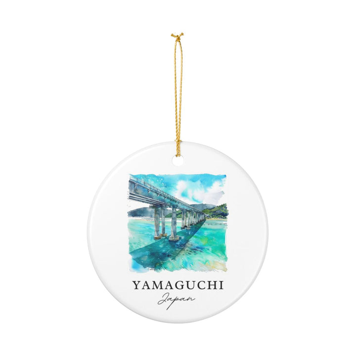 Yamaguchi Japan Ornament: Unique Yamaguchi Souvenir, Yamaguchi Japan Xmas Decor, and Authentic Yamaguchi Gift
