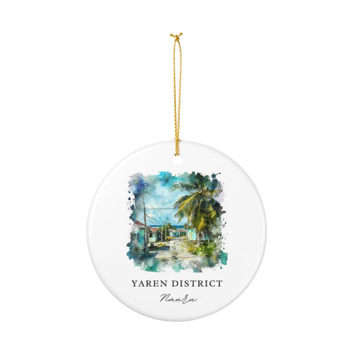 Yaren District Nauru Ornament: Unique Yaren District Nauru Souvenir, Yaren District Nauru Xmas Decor, and Authentic Yaren District Nauru Gift
