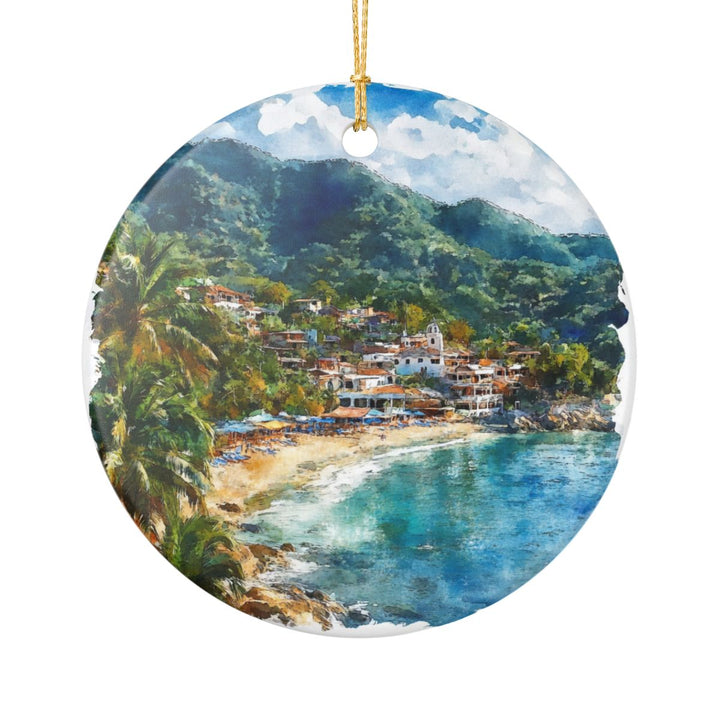 Yelapa Mexico Ornament: Unique Yelapa Souvenir, Yelapa Mexico Xmas Decor, and Authentic Yelapa Gift