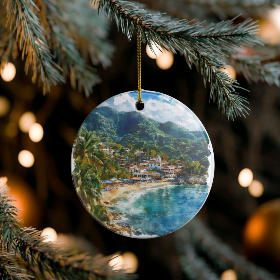 Yelapa Mexico Ornament: Unique Yelapa Souvenir, Yelapa Mexico Xmas Decor, and Authentic Yelapa Gift