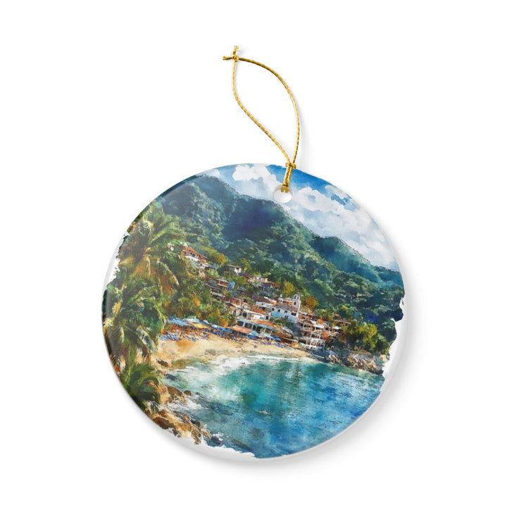 Yelapa Mexico Ornament: Unique Yelapa Souvenir, Yelapa Mexico Xmas Decor, and Authentic Yelapa Gift