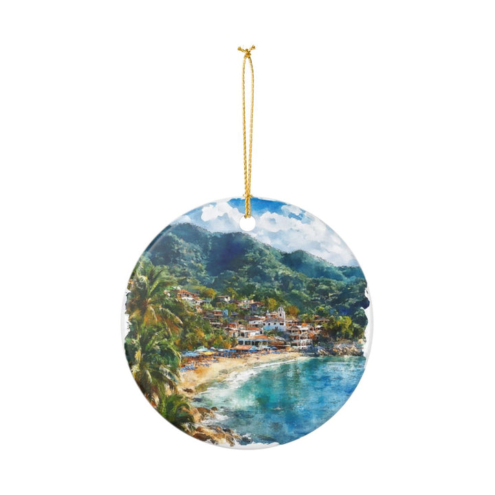 Yelapa Mexico Ornament: Unique Yelapa Souvenir, Yelapa Mexico Xmas Decor, and Authentic Yelapa Gift