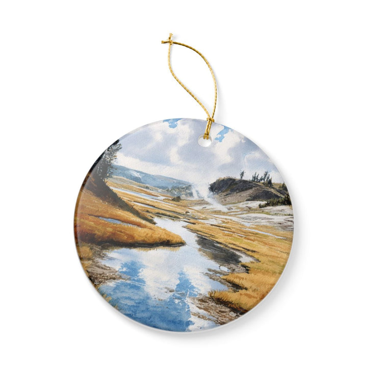 Yellowstone National Park USA Ornament: Unique Yellowstone National Park Souvenir, Yellowstone National Park USA Xmas Decor