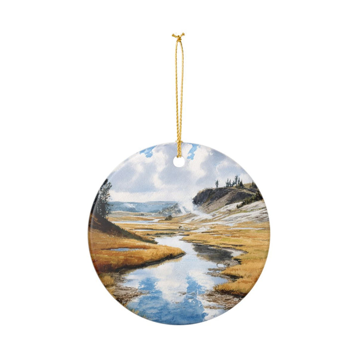 Yellowstone National Park USA Ornament: Unique Yellowstone National Park Souvenir, Yellowstone National Park USA Xmas Decor