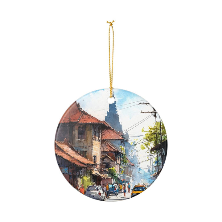 Yogyakarta Indonesia Ornament: Unique Yogyakarta Souvenir, Yogyakarta Indonesia Xmas Decor, and Authentic Yogyakarta Gift