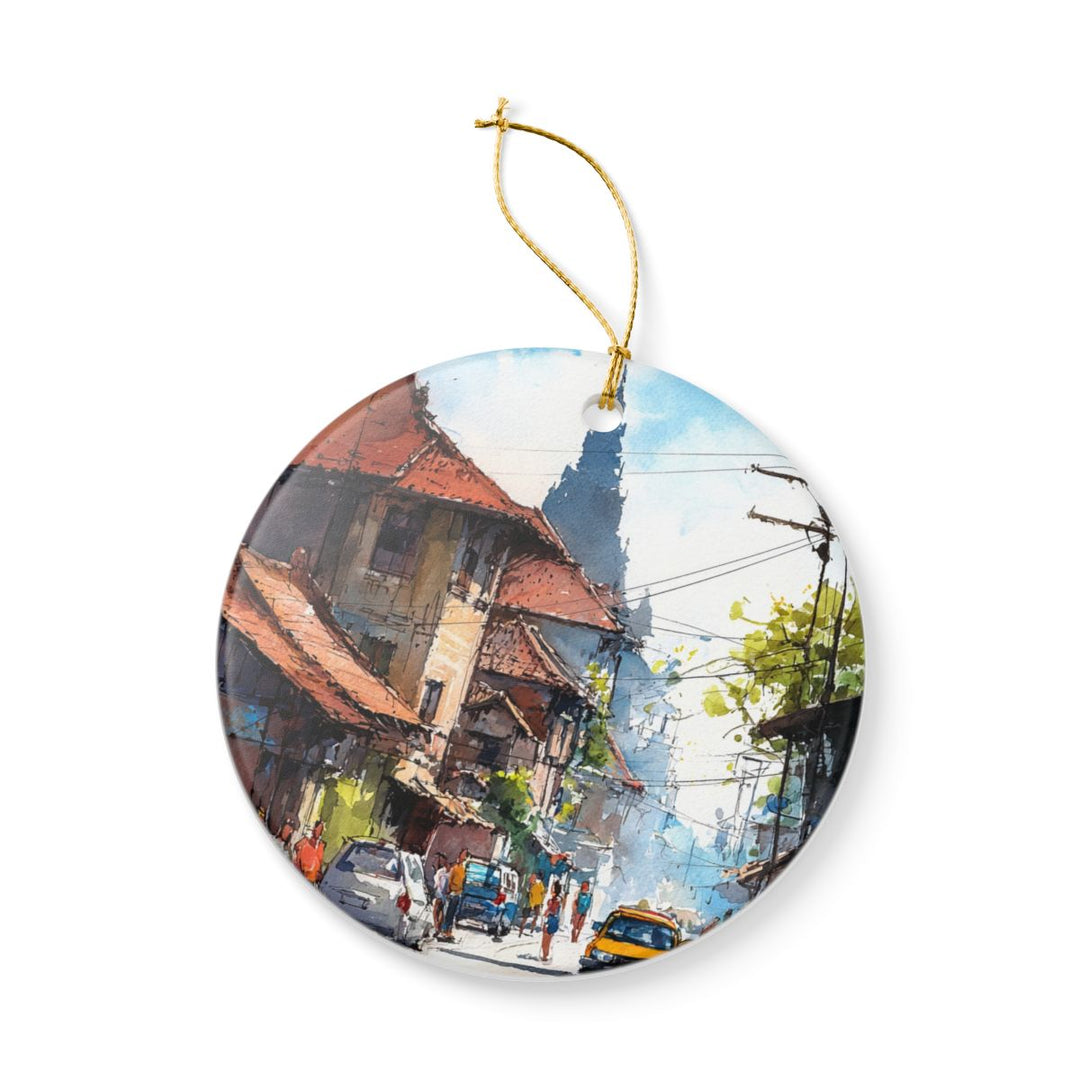 Yogyakarta Indonesia Ornament: Unique Yogyakarta Souvenir, Yogyakarta Indonesia Xmas Decor, and Authentic Yogyakarta Gift