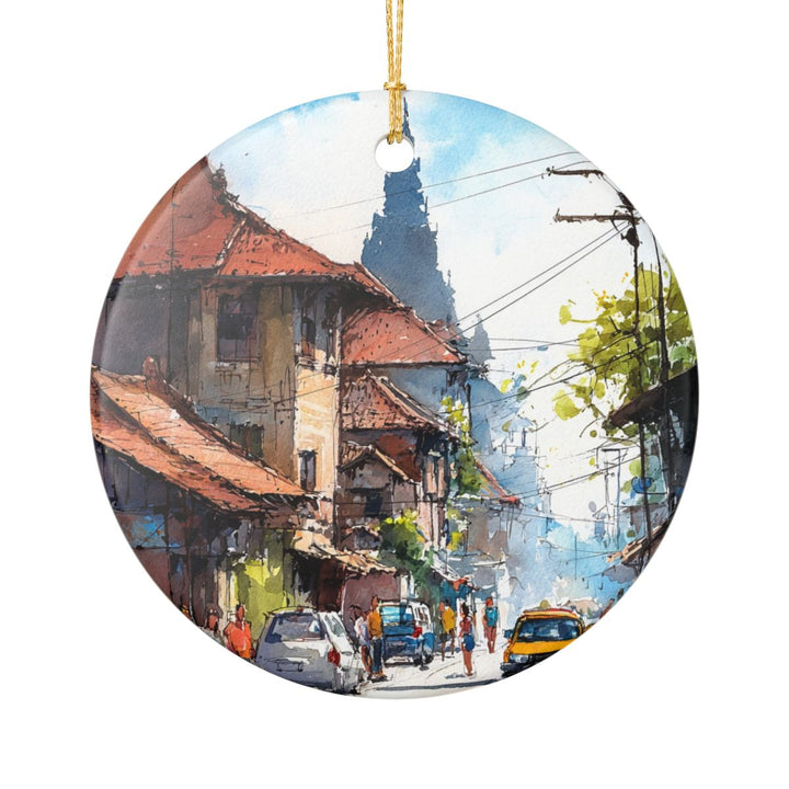 Yogyakarta Indonesia Ornament: Unique Yogyakarta Souvenir, Yogyakarta Indonesia Xmas Decor, and Authentic Yogyakarta Gift