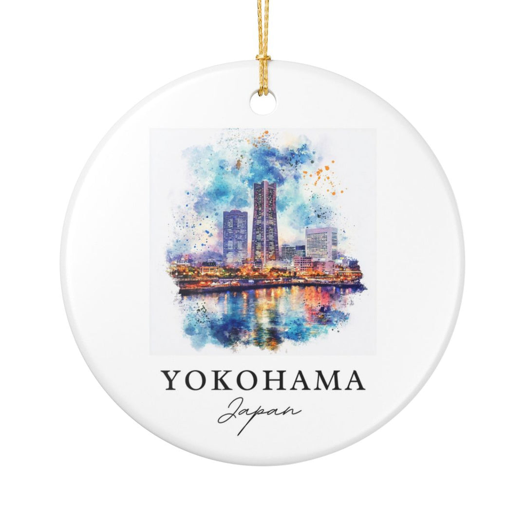 Yokohama Ornament: Unique Yokohama Souvenir, Yokohama Xmas Decor, and Authentic Yokohama Gift