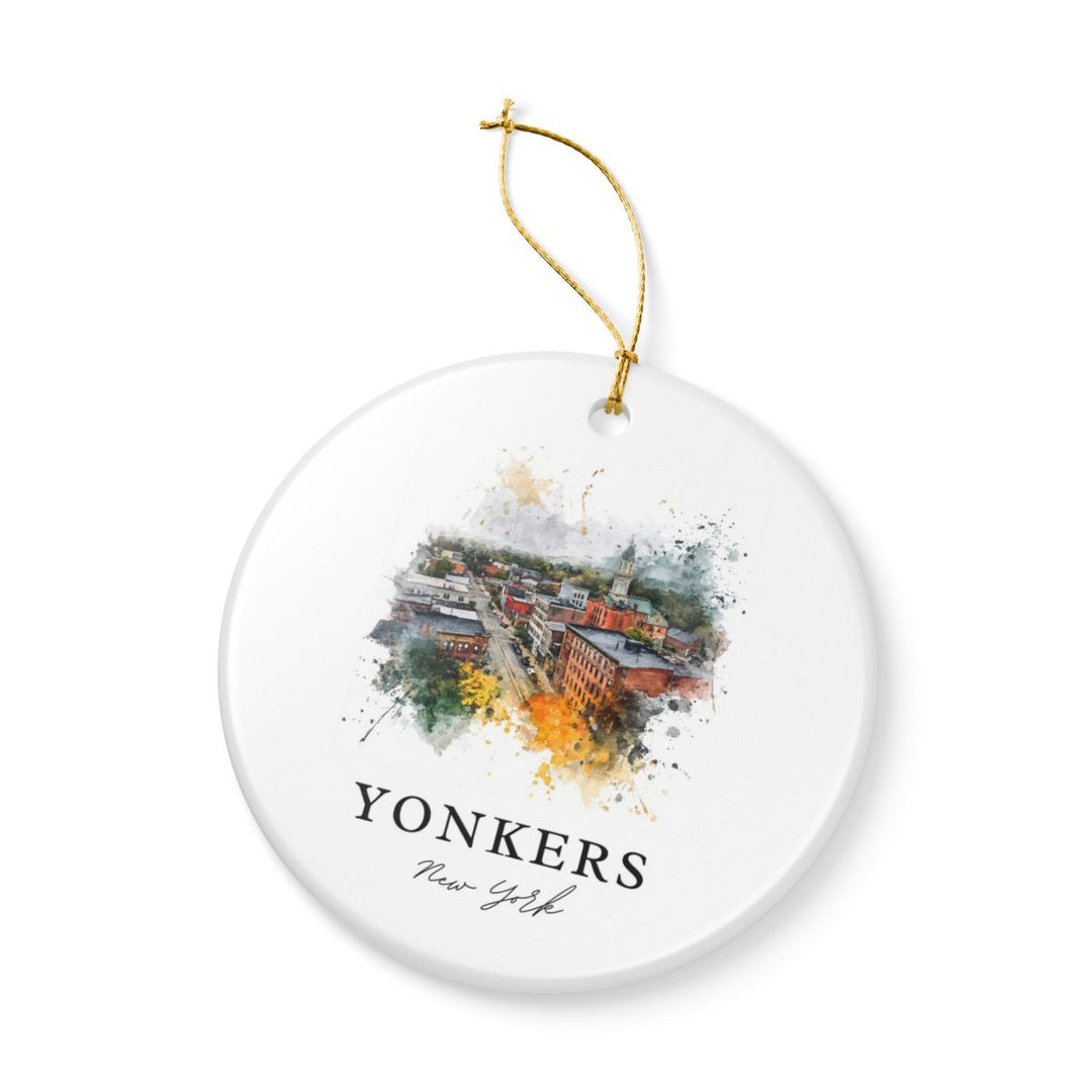 Yonkers New York Ornament: Unique Yonkers Souvenir, Yonkers New York Xmas Decor, and Authentic Yonkers Gift