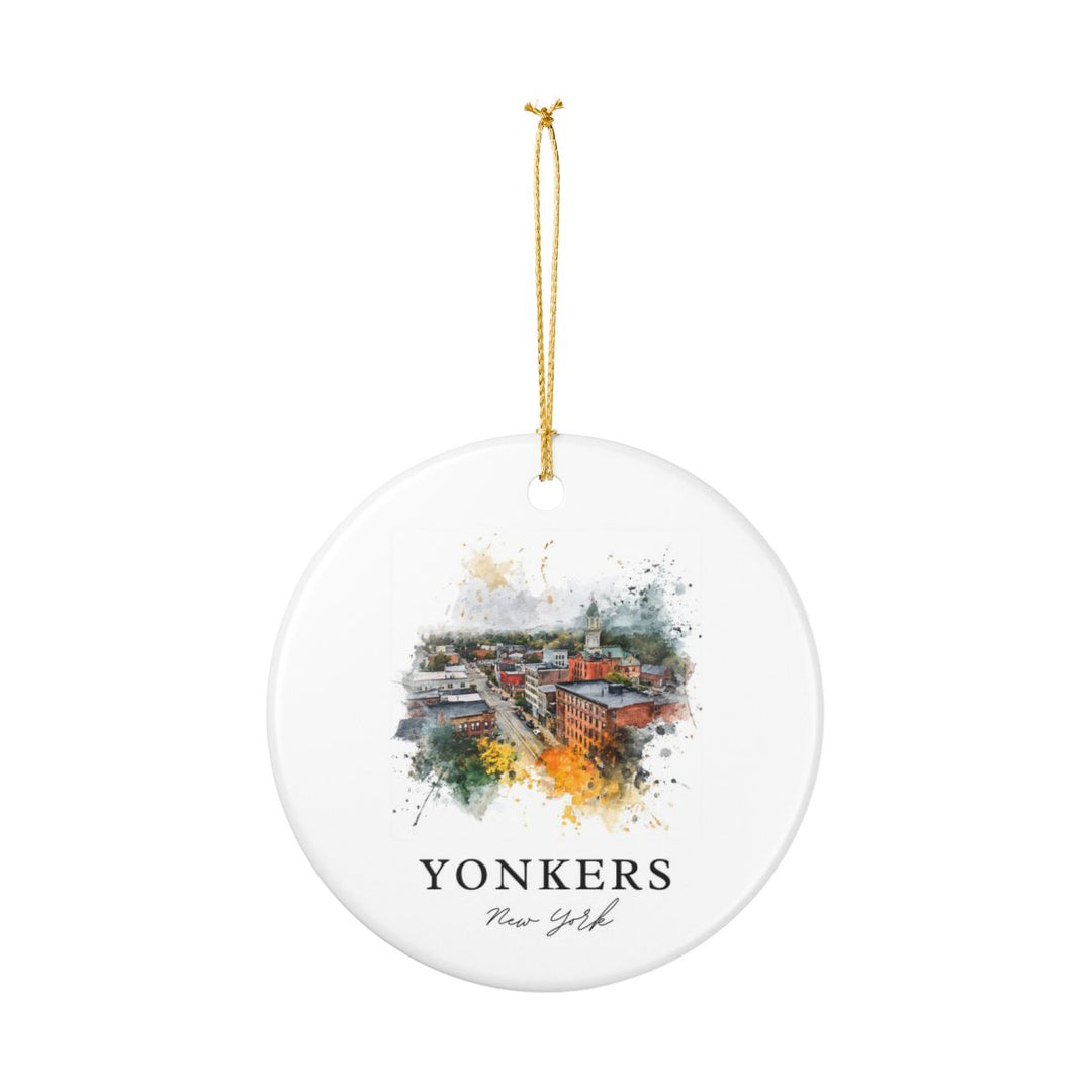 Yonkers New York Ornament: Unique Yonkers Souvenir, Yonkers New York Xmas Decor, and Authentic Yonkers Gift