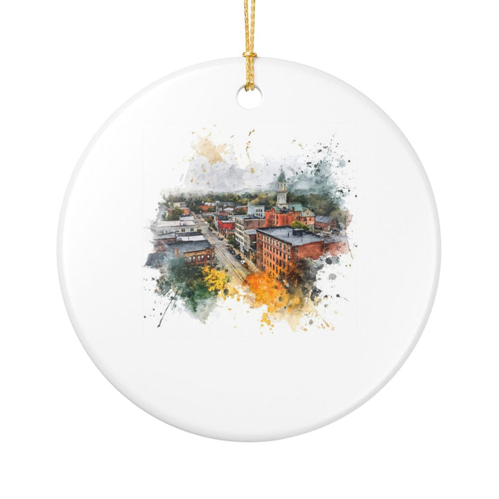 Yonkers New York Ornament: Unique Yonkers Souvenir, Yonkers New York Xmas Decor, and Authentic Yonkers Gift