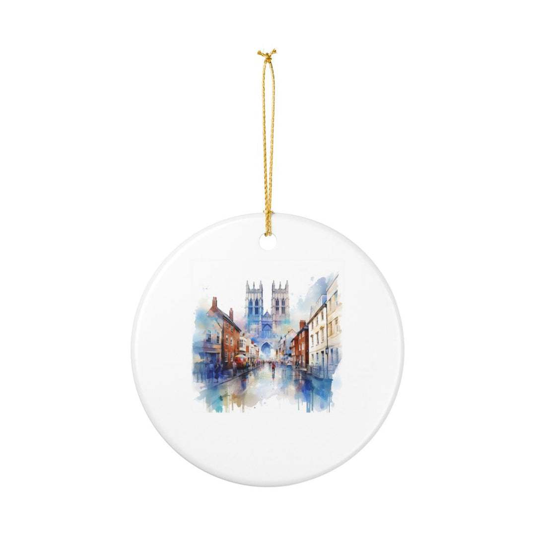 York England Ornament: Unique York Souvenir, York England Xmas Decor, and Authentic York Gift