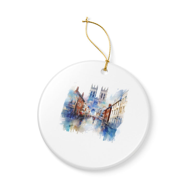 York England Ornament: Unique York Souvenir, York England Xmas Decor, and Authentic York Gift